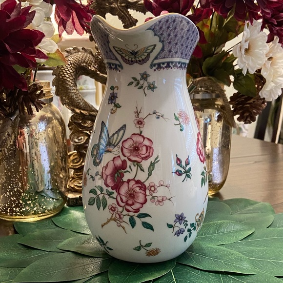 Vintage Danbury Mint Canton Rose Pitcher - Picture 8 of 16